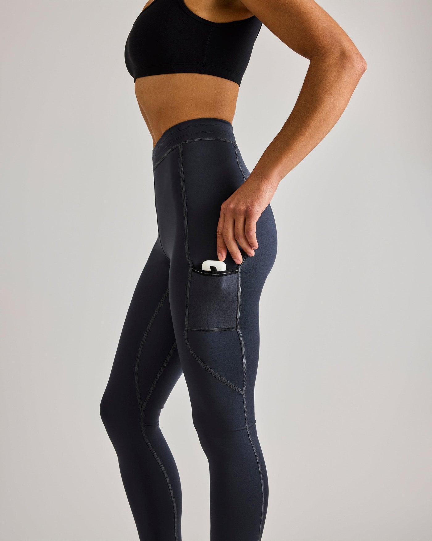 Women's Distance Full Tight in Hudson Grey