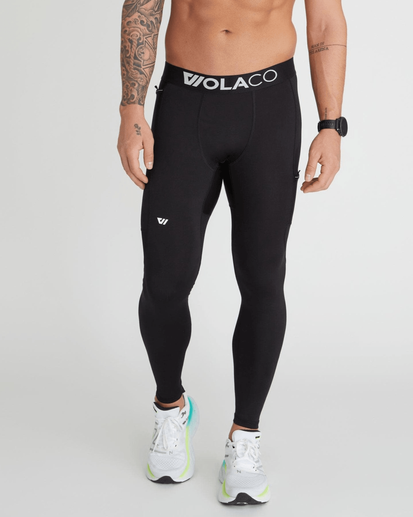 Mens Compression Leggings, TechPackTemplate