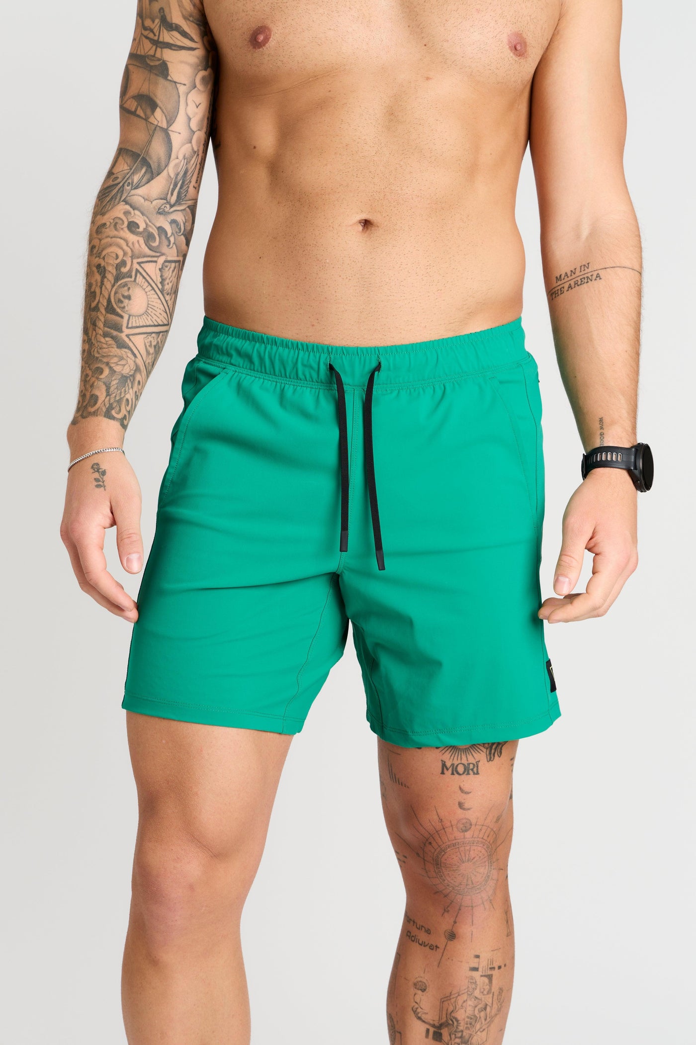 Warren Short w/ Liner in Palm Green