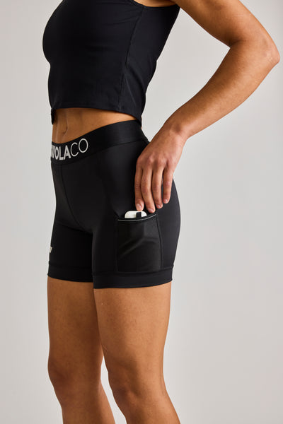 North Moore Biker Short in Black